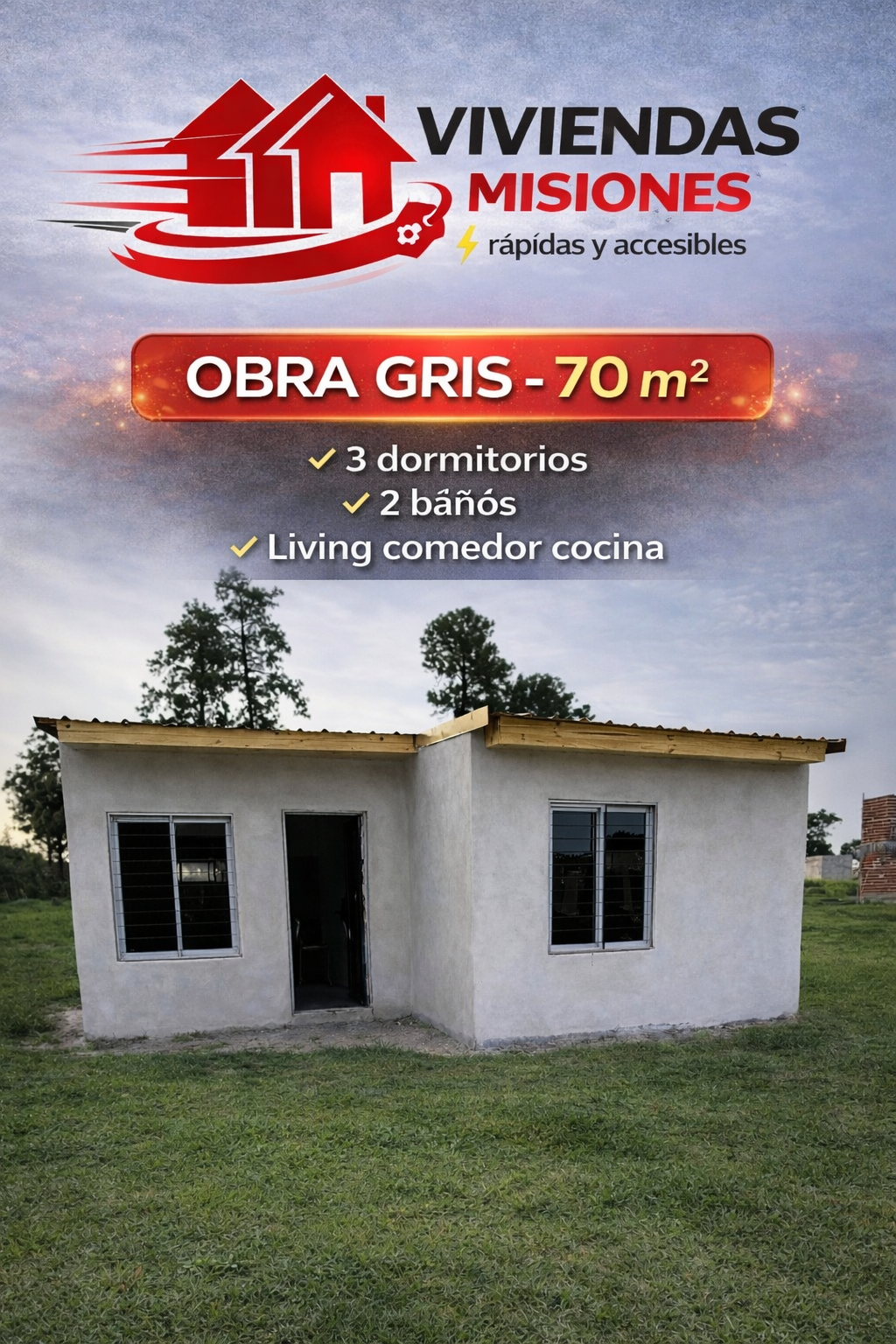 Casa de 70 m²